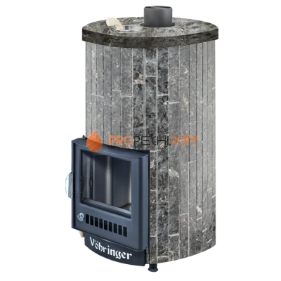 Дровяная печь для бани Ферингер Уют-25 до 25 м³ - Пироксенит наборный