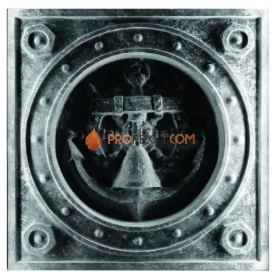 Изразец Штурвал 108 Talc