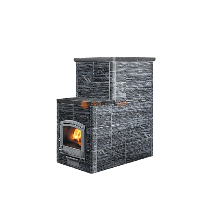 Дровяная печь для бани Tulikivi Grinion Grafia 35 с выносной топкой