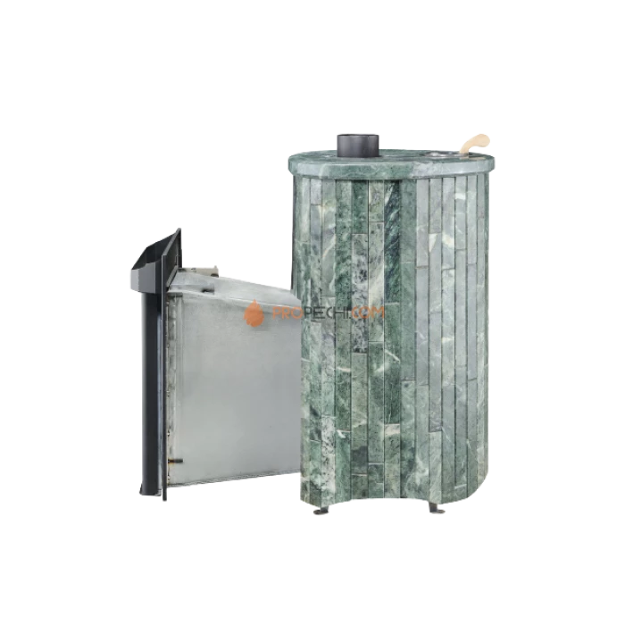 Дровяная печь для бани Ферингер Макси До 38 м³ - Змеевик - наборные ламели