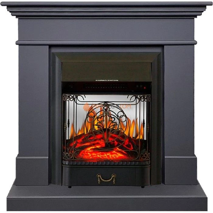 Каминокомплект Royal Flame California SFT (Разборный) - Серый графит с очагом Majestic FX M Black