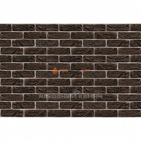 Фаспан Дизайн кирпич коричневый №1001 1200х800х8 мм (Горизонталь)