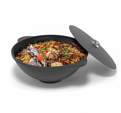 Везувий Казан чугунный 6 л с крышкой