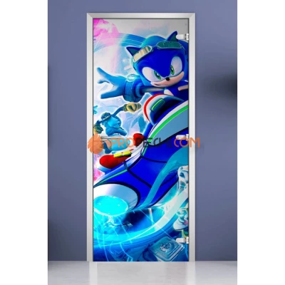 Стеклянная межкомнатная дверь DoorWood с фотопечатью Kids-10, 2000х800 мм