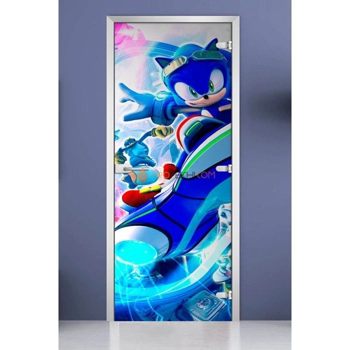 Стеклянная межкомнатная дверь DoorWood с фотопечатью Kids-10, 2000х800 мм