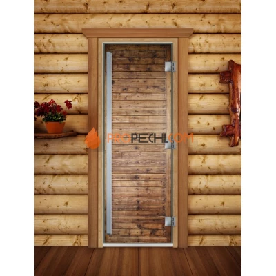 Дверь для бани DoorWood Престиж Фотопечать А020, 1900x700 мм