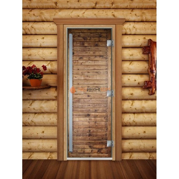 Дверь для бани DoorWood Престиж Фотопечать А020, 2000x800 мм