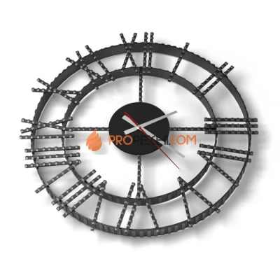 Часы кованные Везувий 1Ч