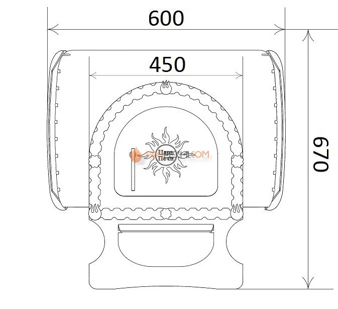 Банная печь Царь Печи Елисей