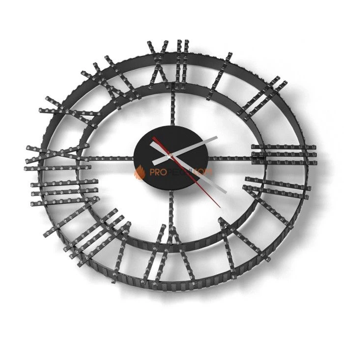 Часы кованные Везувий 1Ч