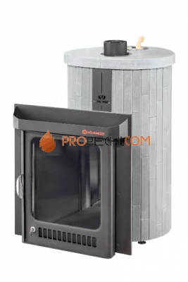 Банная печь Ферингер Малютка "Серый велюр" наборный