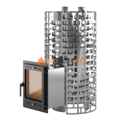 Дровяная печь для бани Эверест Steam Master 44 INOX (320М)
