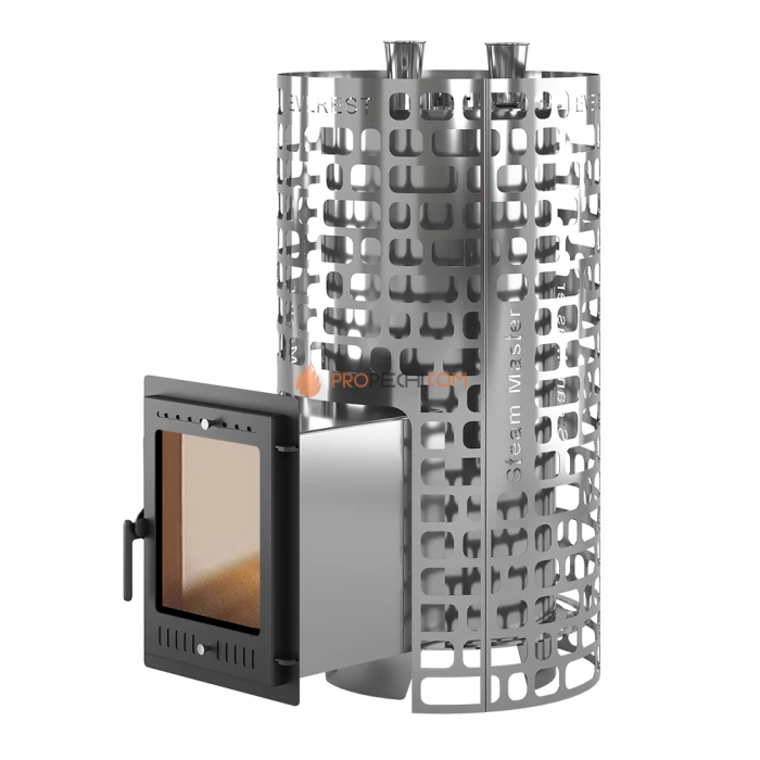 Дровяная печь для бани Эверест Steam Master 44 INOX (320М)