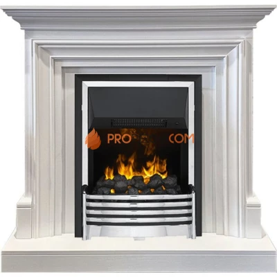Каминокомплект Dimplex Bradford - Белый с очагом Flagstaff