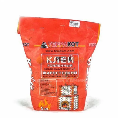 Терракот Клей усиленный жаростойкий 5 кг.