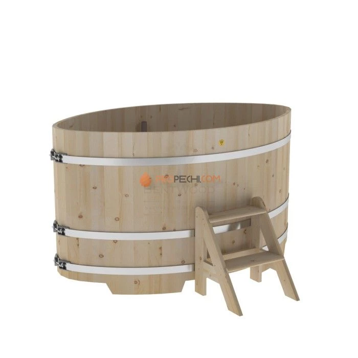 Купель BentWood овальная из кедра 1,08х1,75 стандарт