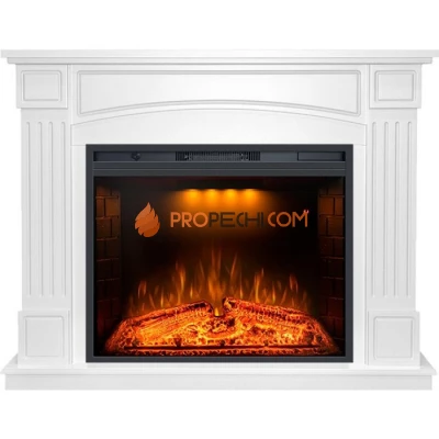 Каминокомплект Royal Flame Boston - Белый с Электрическим очагом Royal Flame Emerald 28