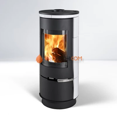 Печь-камин Thorma ANDORRA Ceramic Standard, белая