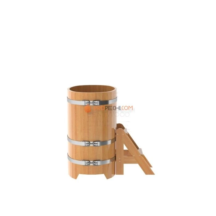 Купель BentWood овальная из натуральной лиственницы 0,59х1,06