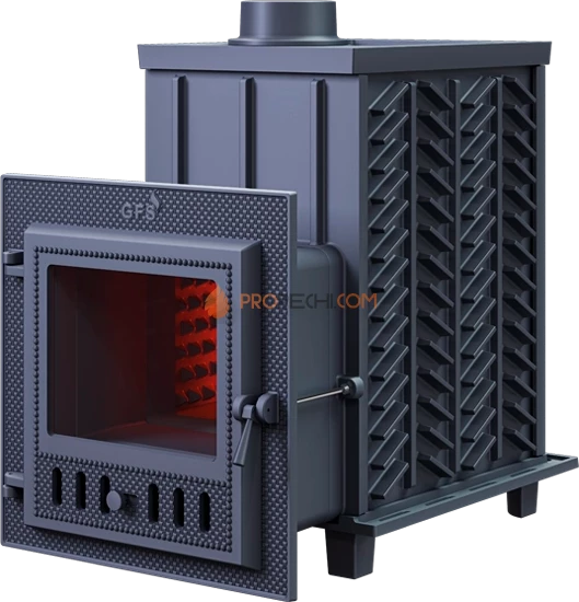 Чугунная банная печь Гефест ЗК 40М