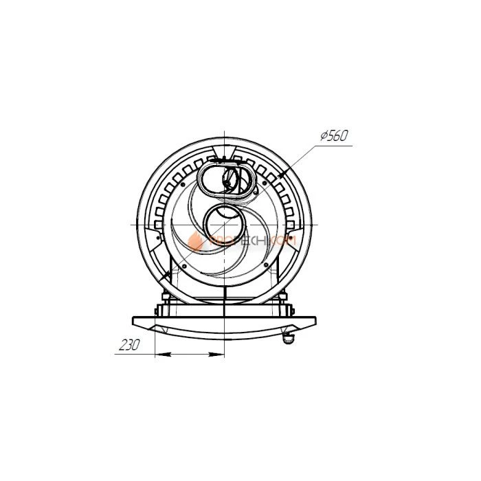 Печь банная «Атмосфера L КТТ» сетка нержавейка