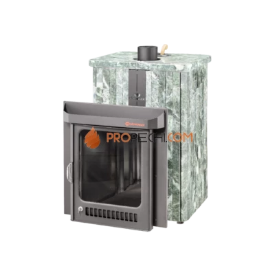 Дровяная печь для бани Ферингер Квадра До 25 м³ - Змеевик наборный