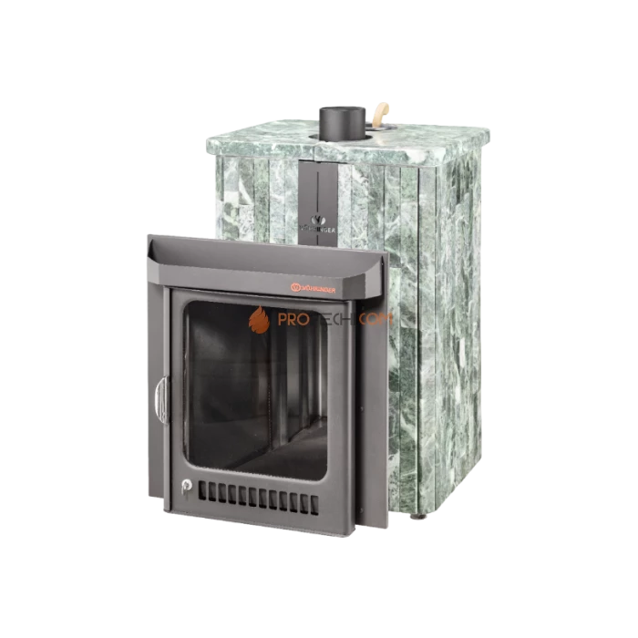Дровяная печь для бани Ферингер Квадра До 25 м³ - Змеевик наборный