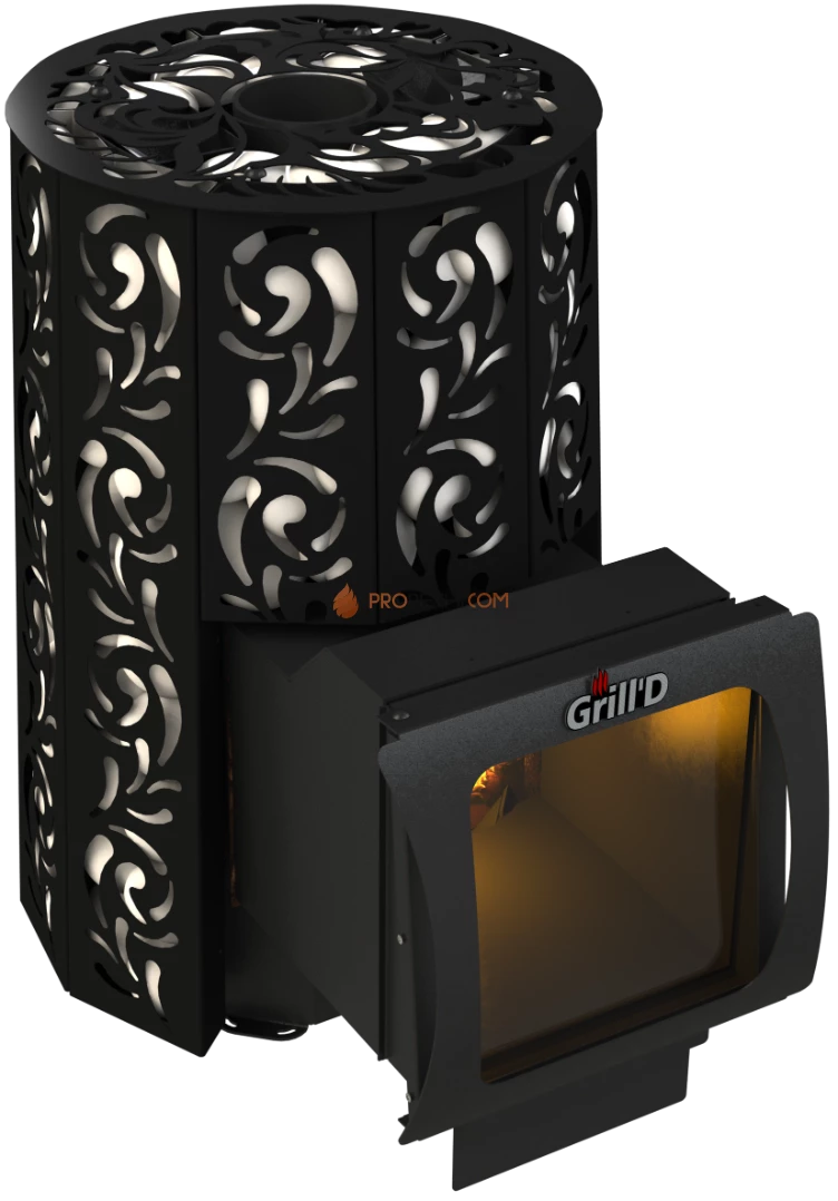 Банная печь Grill'D Violet Long Window Max