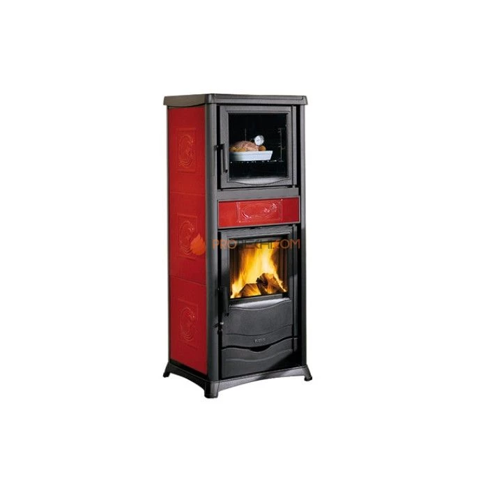 Печь-камин La Nordica TermoRossella Plus c/ Forno D.S.A. Bordeaux