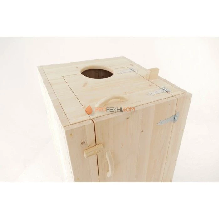 Фитобочка квадратная НКЗ КУБ из кедра, 130x84x84 см / 40 мм