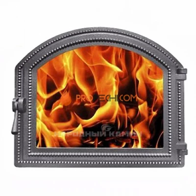 Везувий Дверка каминная 217 410x350 мм