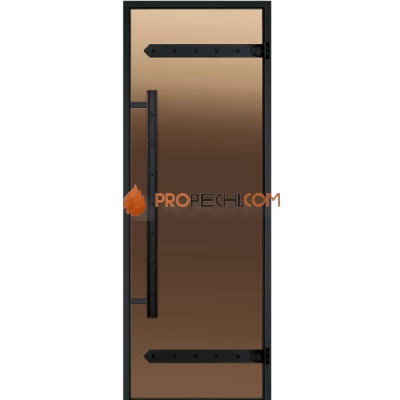 Дверь для бани Harvia Legend STG 9x19 коробка сосна, стекло бронза