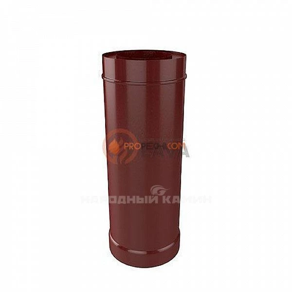 Труба-сэндвич 200/300 мм. 0,5 м. вишневый (3005)