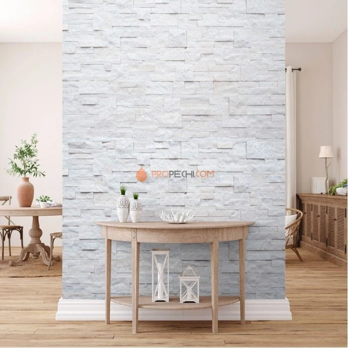 Панель Модерн Кварцит Белый (350х180мм) упак. (6шт/0,378м2)