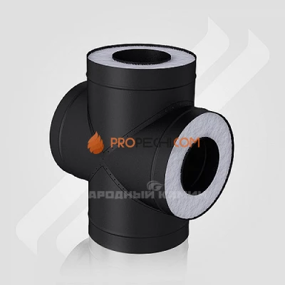 Сэндвич-четверник 130/230 мм. с заглушкой и ручкой