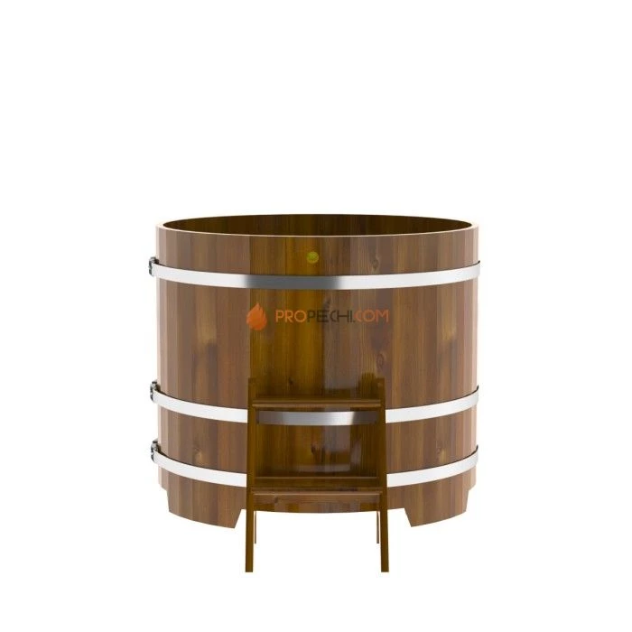 Купель BentWood круглая из мореной лиственницы d=1,17 Рустик