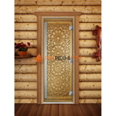 Дверь для бани DoorWood Престиж Фотопечать А021, 1900x700 мм