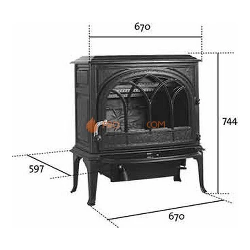 Печь камин Jotul F 400 CB BP