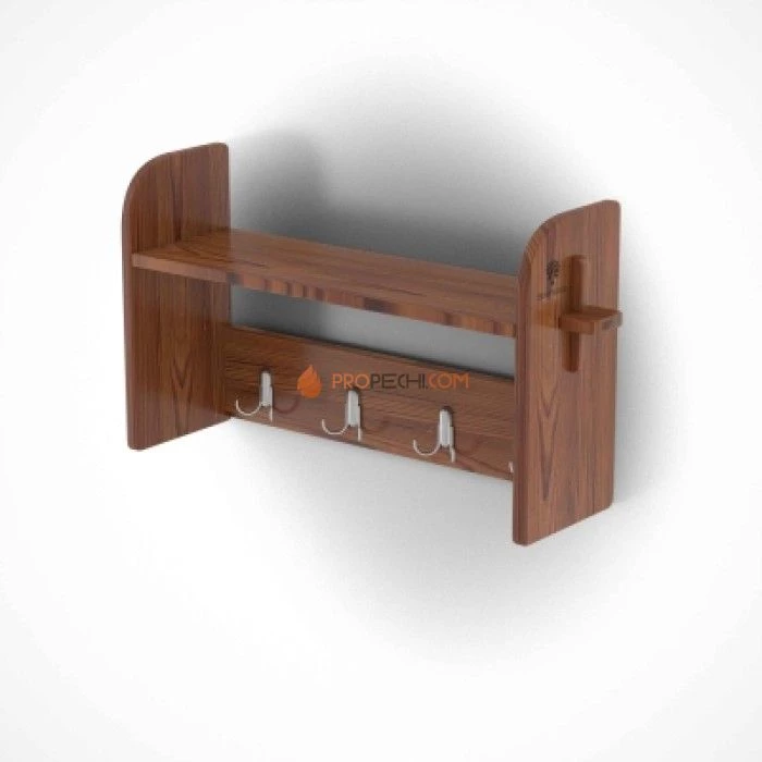 Вешалка для бани из мореной лиственницы