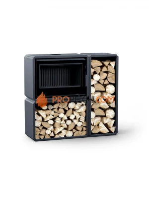 Печь-камин Астов Легго ПК 7454 с двумя дворниками