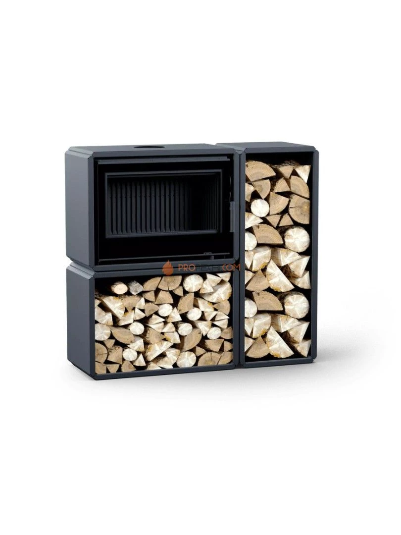 Печь-камин Астов Легго ПК 7454 с двумя дворниками