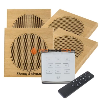 Комплект акустической системы SW 4 White ECO Wood, квадрат (Встраиваемый)