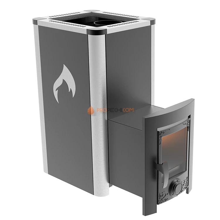 Банная печь Березка "Фаворит" 28 ЗК Каминная дверца