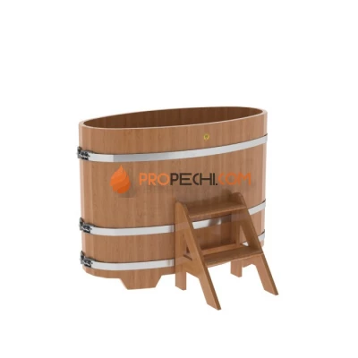 Купель BentWood овальная из натурального дуба 0,69х1,31