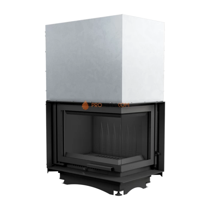 Каминная топка Kratki Maja/P/BS/G (угловое стекло справа,гильотина)