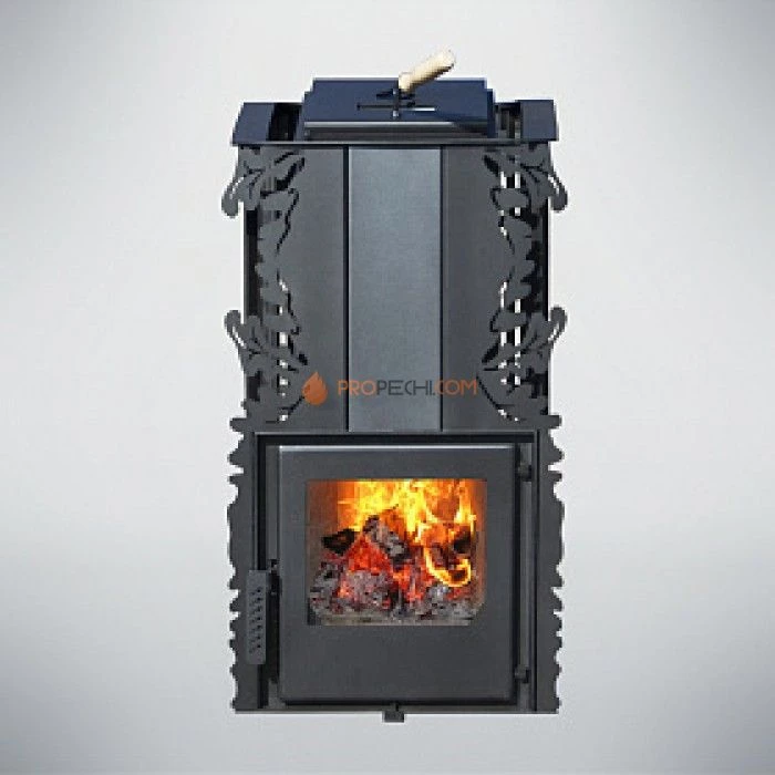 Дровяная печь для бани Варвара Терма Каменка Мини укороченная