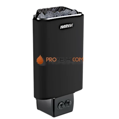 Электрическая печь Harvia Delta D36 Black (со встроенным пультом)