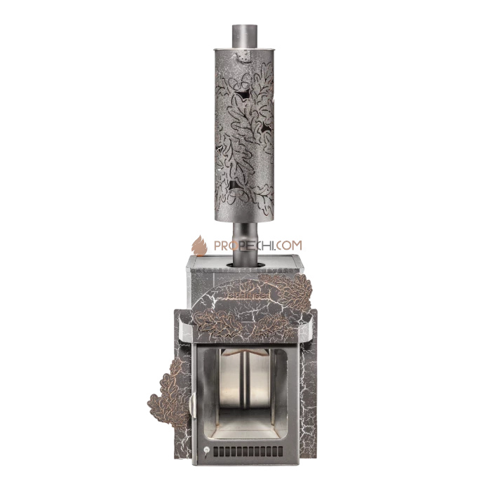 Дровяная печь для бани Ферингер Квадра в кожухе Дуб до 25 м³