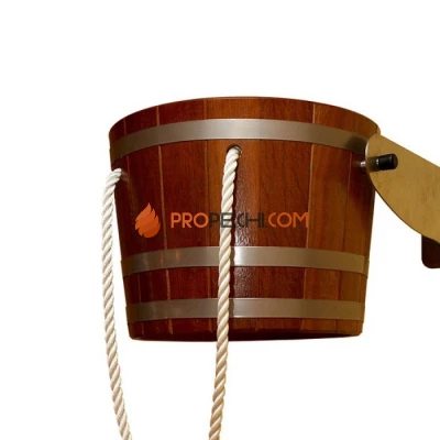 Обливное ведро Blumenberg 29л. Дерево камбала