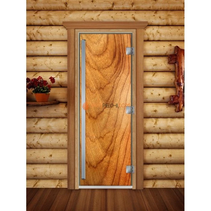 Дверь для бани DoorWood Престиж Фотопечать А051, 2000x800 мм